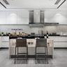 Modern L-Shaped Modular Kitchen